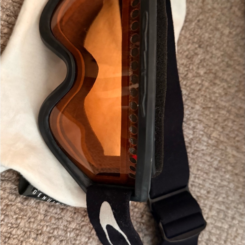 Oakley Black and Orange Goggles